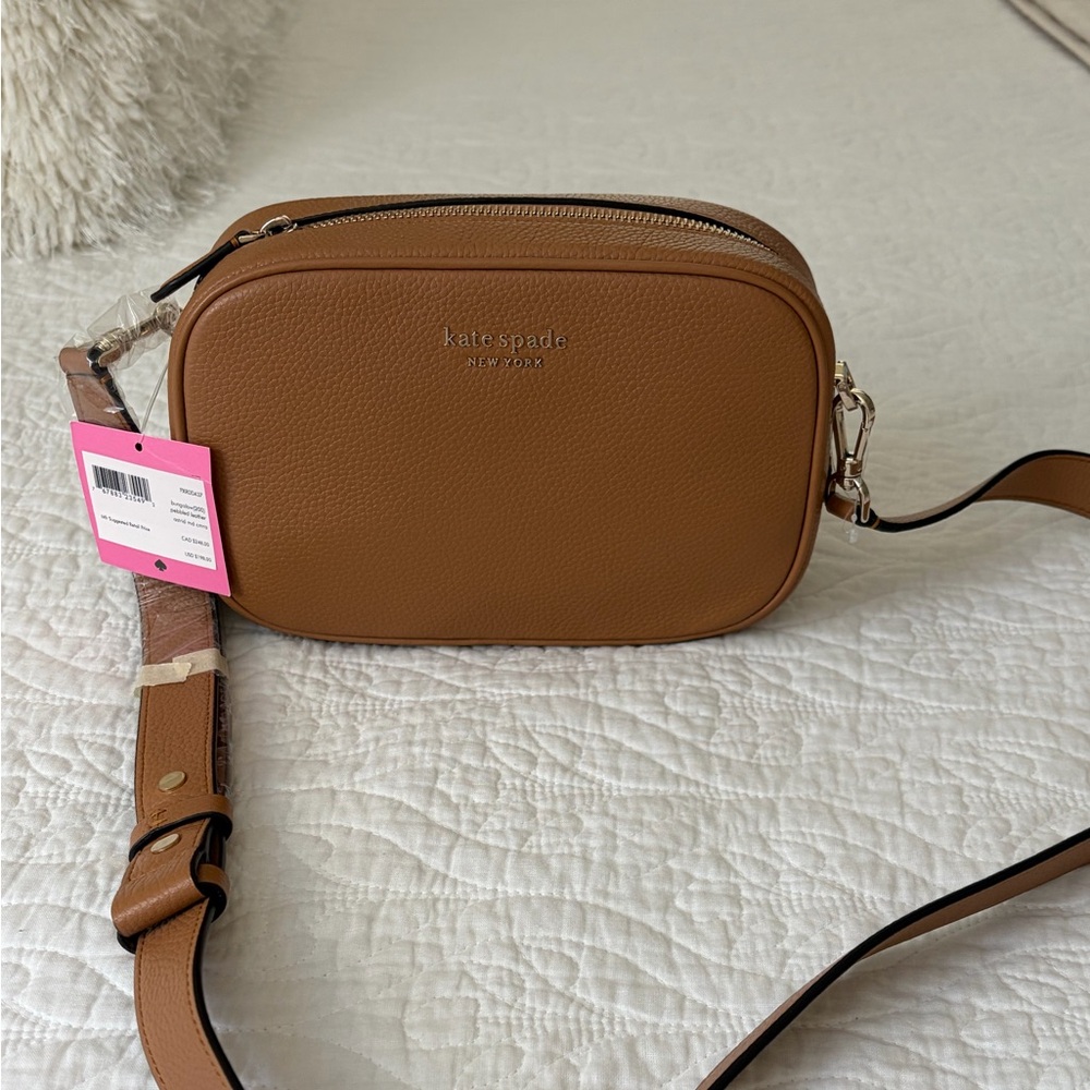 Kate Spade Astrid brown camera crossbody